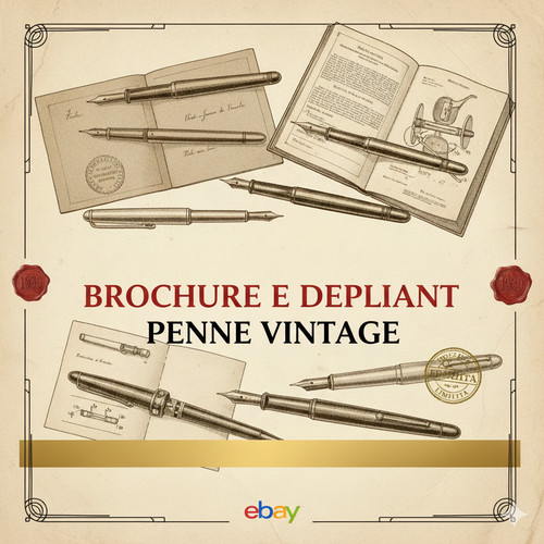 Brochure penne vintage - brochure,