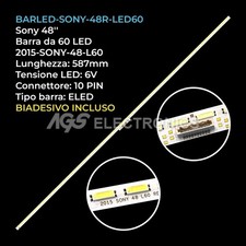 BARRA 60 LED STRIP LED TV SONY 2015-SONY-48-L60 NS5S480VND01 KDL-48R553C