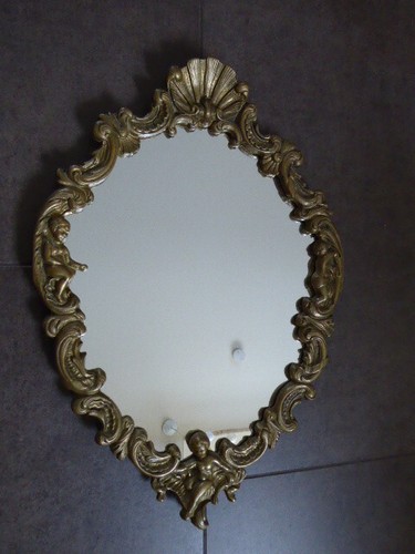 Specchio parete ottone - parete, in