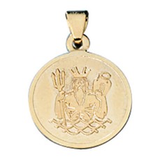 Acquario, Ciondolo In Oro, Oro