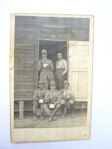 Vecchia foto militare ww1 - militare,