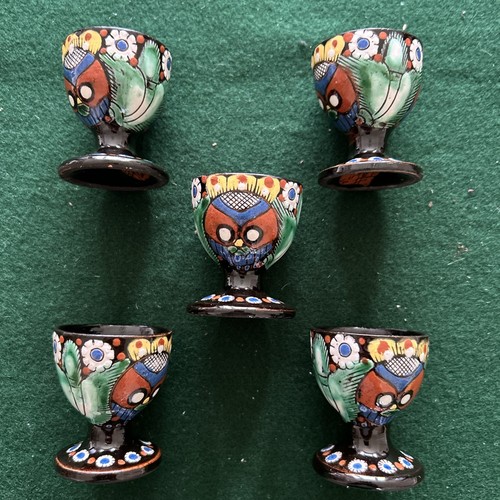 Tazza uovo smaltata - , marrone