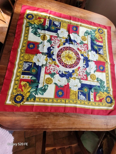 Foulard vintage scarf silk - ,