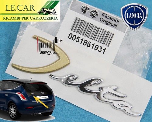 Scritta posteriore cromata - posteriore,