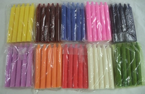 Candele coniche colori - coniche, 6"