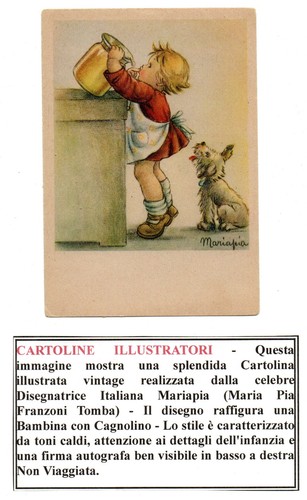 Italia bambina con cagnolino - italia,