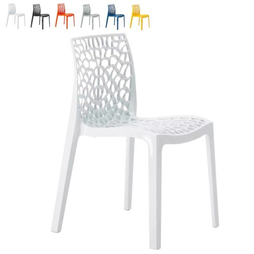 Sedie colorate design gruvyer - sedie,