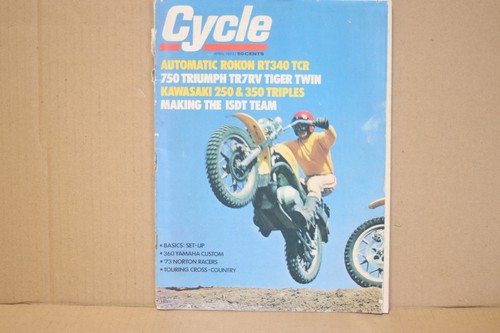 Vintage cycle magazine - vintage, april
