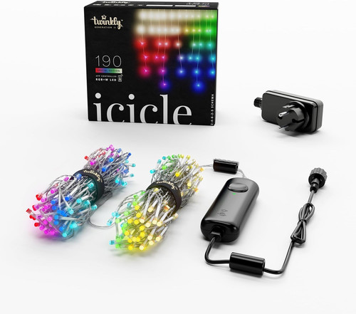 Icicle 190 led rgb bianco - 190, rgb+bianco