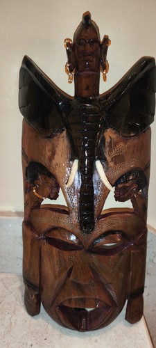 Maschera africana vintage - maschera,