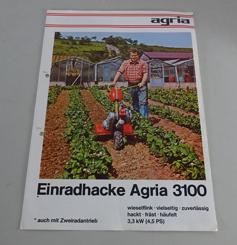 Depliant brochure agria - /,