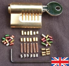 LUCCHETTO PRATICA EURO RI-PINNABILE CUTAWAY 6 PIN con 30 pin extra... Made in British
