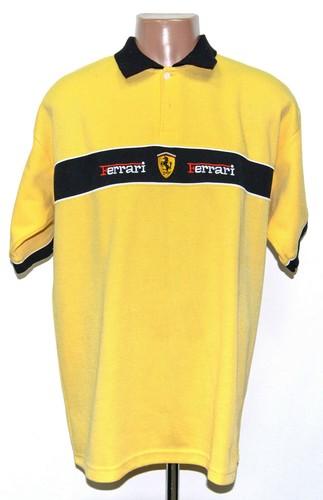 Polo racing ferrari gialla - racing,