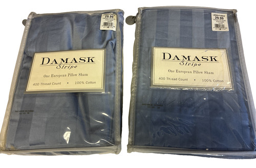 Damask stripe euro pillow - damask,