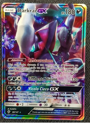 Carta pokèmon darkrai - carta,