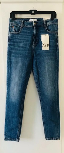 Zara woman blue z1975 rise - blue, hi-rise