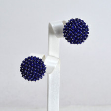 925 SILVER EARRINGS LAPIS