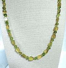 Collana ambra verde brasiliana