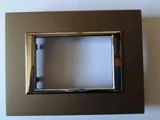 Bticino HA4803BR Placca rettangolare Axolute 3 moduli metallo BRONZO