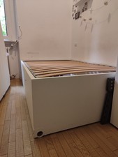 struttura letto da una piazza e mezzo con cassettoni_misure 200x130 cm