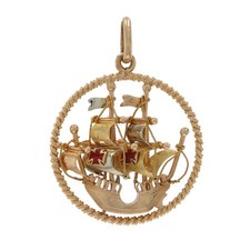 Ciondolo nave galleone - ciondolo,
