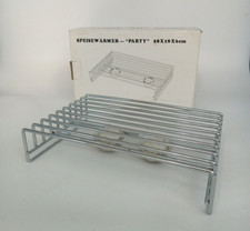 Stufa Scalda Vivande da tavola "Party" Acciaio Inox 2 Candele Incluse 28x18x6cm