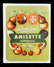 Etichetta anisette bertolini - anisette,