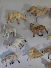 Animali Presepe  pasta  anni 50 vintage -lotto 11 pz.. (ca)