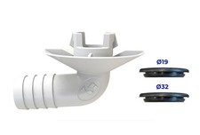 Kit pipetta scarico condensa con aggancio a pressione attacco macchina 32mm atta