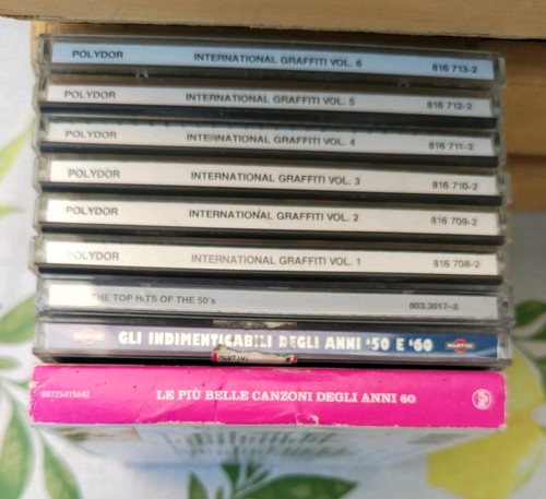 Lotto 10 compilation anni - -,