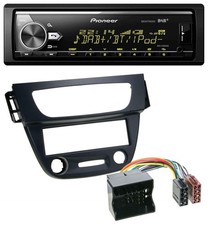 Pioneer Bluetooth USB DAB MP3 autoradio per Renault Megane 3 09-14 quadlock nero