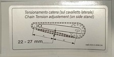 43313081A Adesivo Tensione Catena Ducati Monster 1000 S 2003-2004