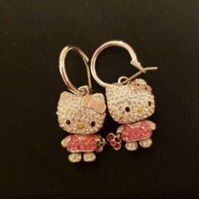 Orecchini pendenti Hello Kitty