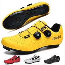 Scarpe Traspiranti Suola Rigida Booster Strada Ciclismo Lucchetto Donna SPD Competizione