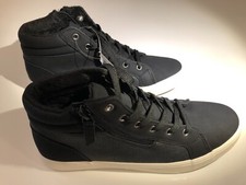 Walkx Signora High Top Sneaker Tgl 40 Nero Caldo Foderato Nuovo + Regalo +Borsa