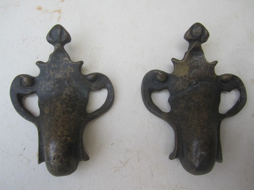 Antica coppia maniglie bronzo - ,