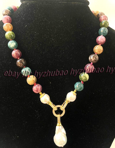 Collana tormalina perle - collana, in