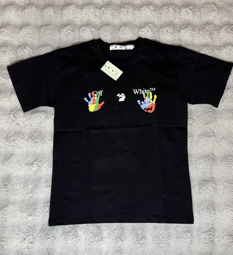 Shirt off white con - off, logo