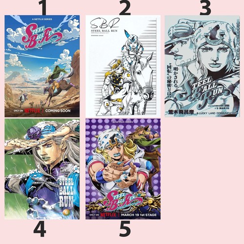 Poster steel ball run jojo - steel,