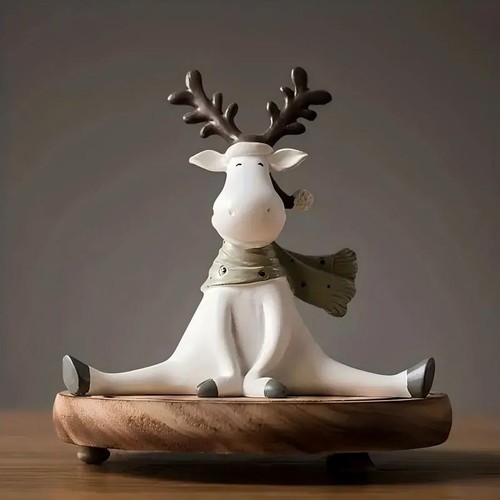 Statua cervo yoga - ,