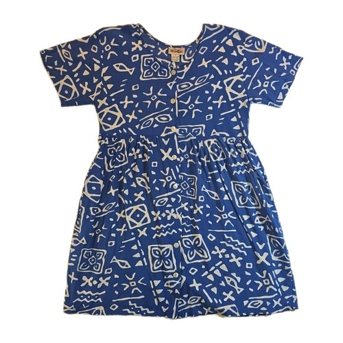 Abito midi vintage blu