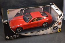 FERRARI 612 SCAGLIETTI HOT WHEELS 1/18 DIE CAST MODEL COLLEZIONE SUPERCAR