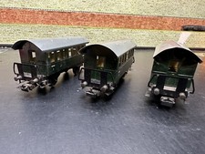 Trenino elettrico Marklin h0 3 carrozze 327-1 anni 40