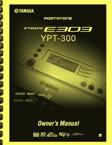 Yamaha portatone psr e303 - portatone, psr-e303