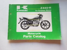 Kawasaki Z 440 H1-H2 1982 catalogo ricambi originale spare parts catalog