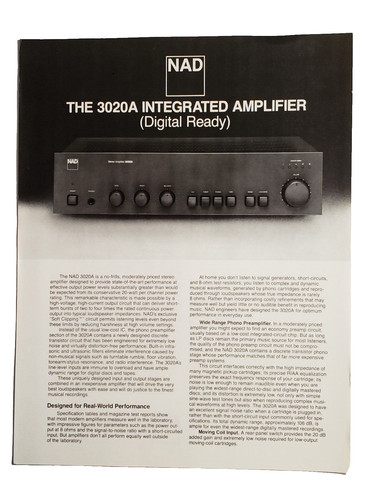 Brochure vendita amplificatore