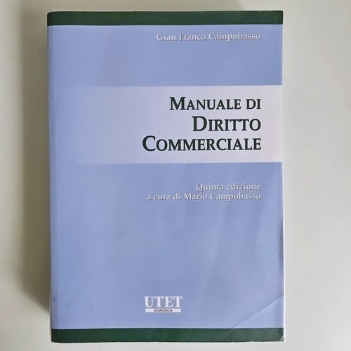 Manuale diritto commerciale - diritto,