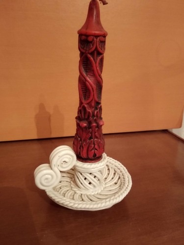 Capodimonte portacandela con - capodimonte,