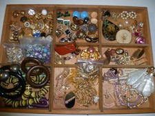 AVANZI SCARTI LABORATORIO BIGIOTTERIA BIJOUX SOLO MATERIALE CHE SI VEDE NO BOX