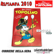 Fumetto TOPOLINO Spillato numero n. 1 RISTAMPA da Collezione 60lire Vintage Raro